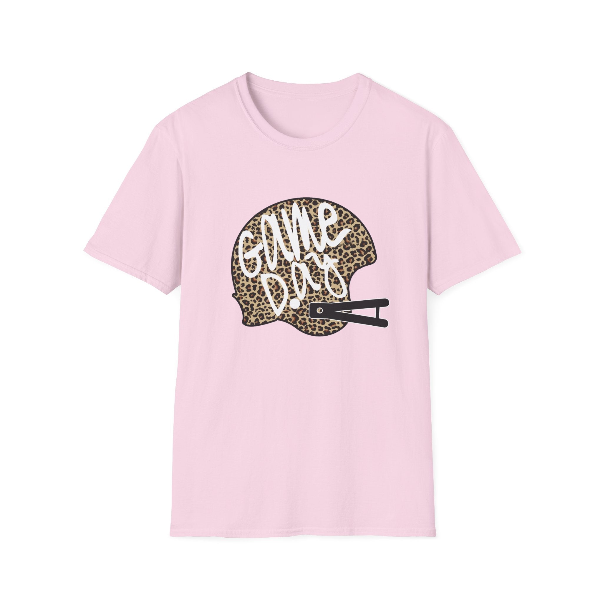 Game Day Leopard Football Helmet T-Shirt