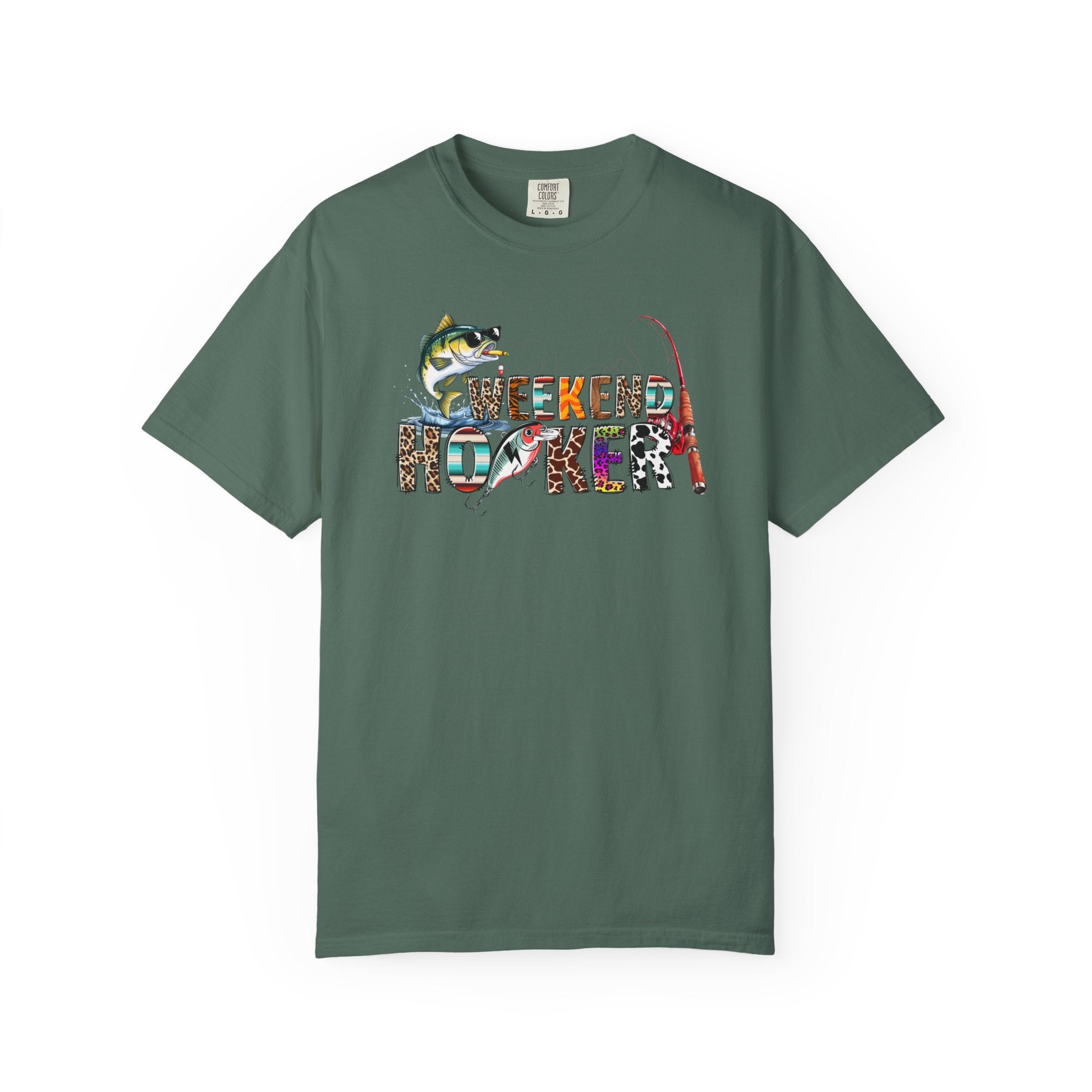 Weekend Hooker Fishing Graphic Tee
