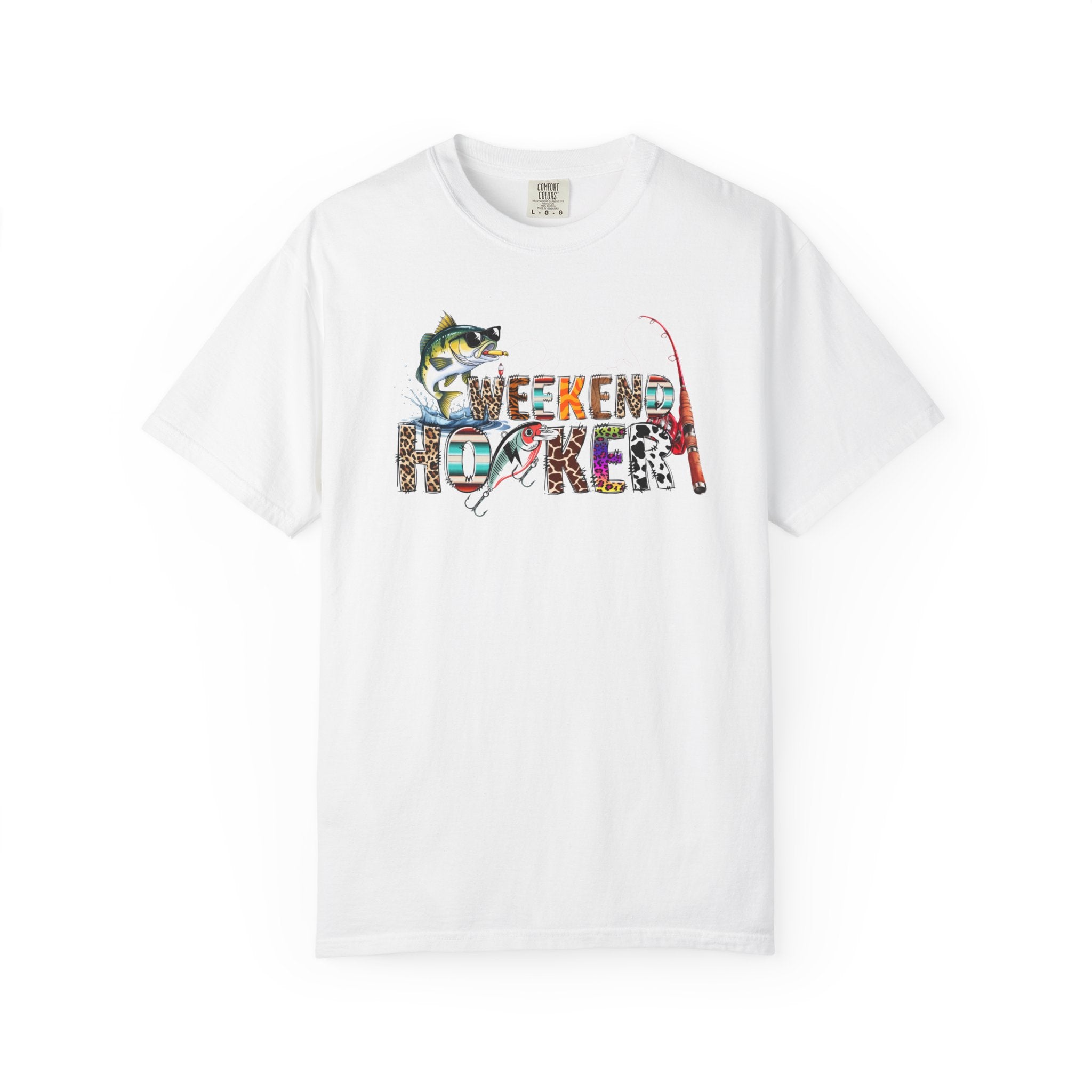 Weekend Hooker Fishing Graphic Tee