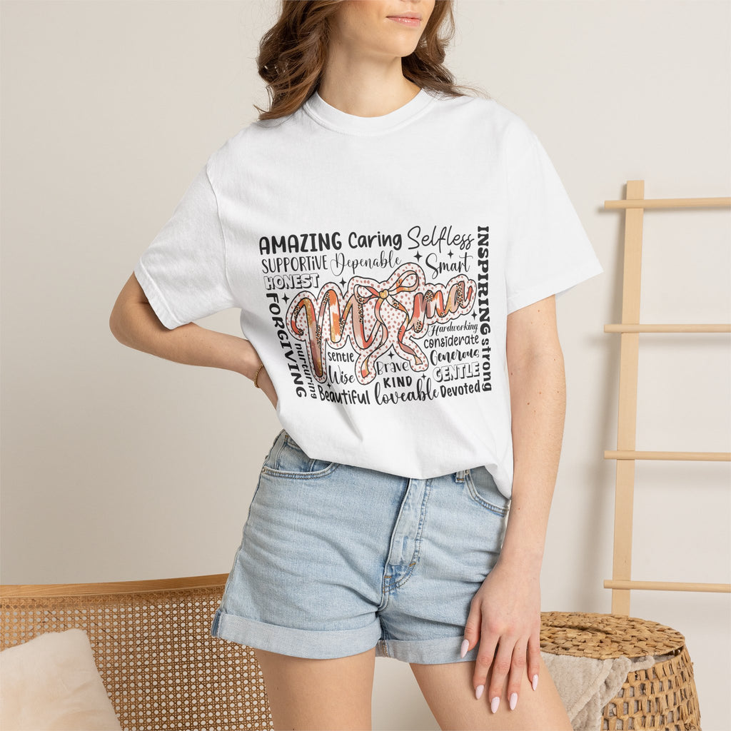 Mom Word Cloud T-Shirt | Meaningful Gift for Mom