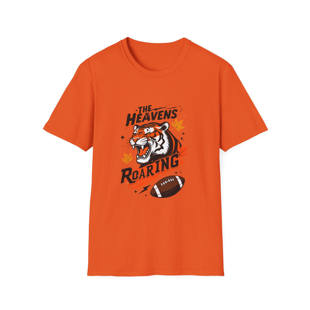 Tiger Football T-Shirt - "The Heavens Roaring" Vintage Sports Tee