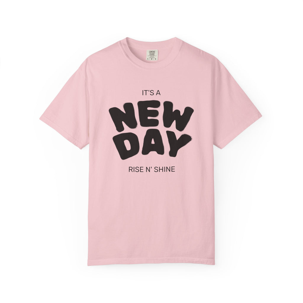 "New Day, New Shine" Oversized Graphic Tee