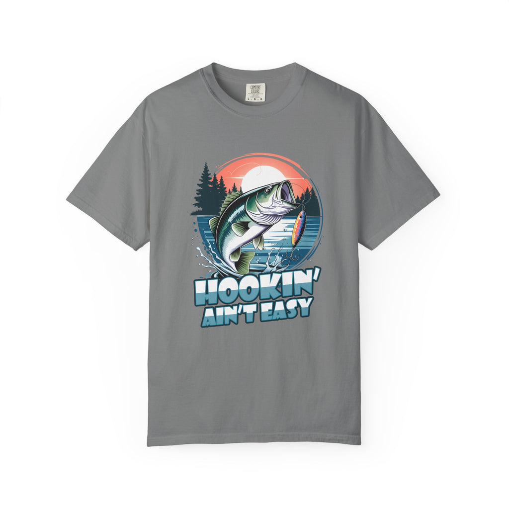 Hookin' Ain't Easy Fishing T-Shirt
