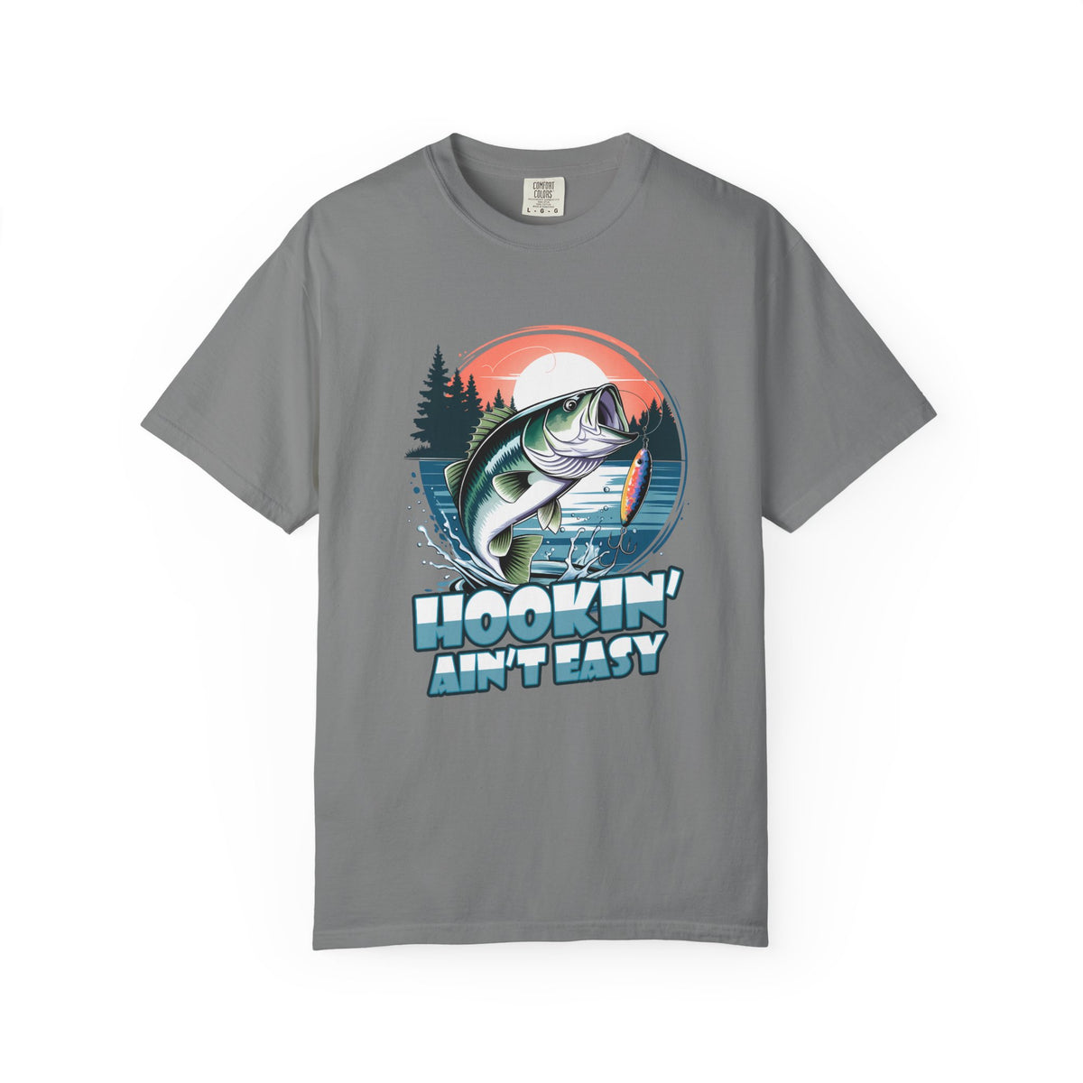 Hookin' Ain't Easy Fishing T-Shirt