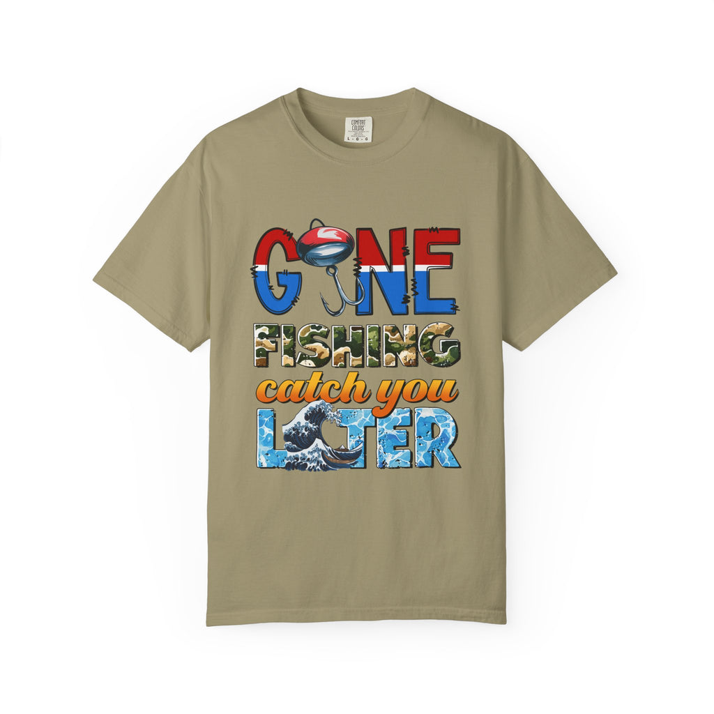 Fishing T-Shirt — "Gone Fishing, Catch You Later" Graphic Tee