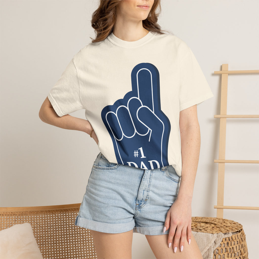 #1 Dad Foam Finger T-Shirt — Father’s Day Novelty Tee