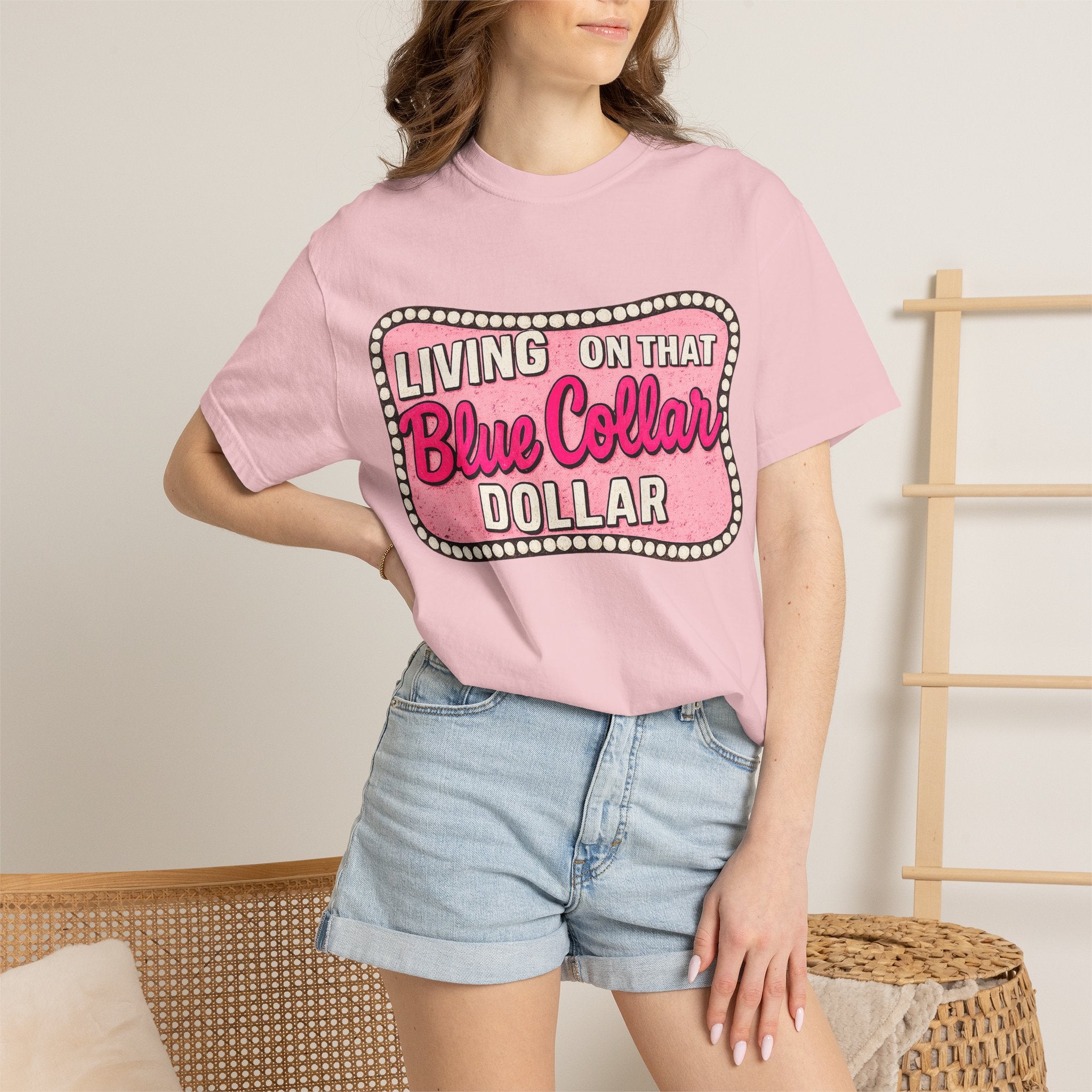 Living on That Blue Collar Dollar T-Shirt