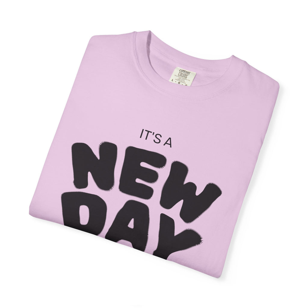 "New Day, New Shine" Oversized Graphic Tee
