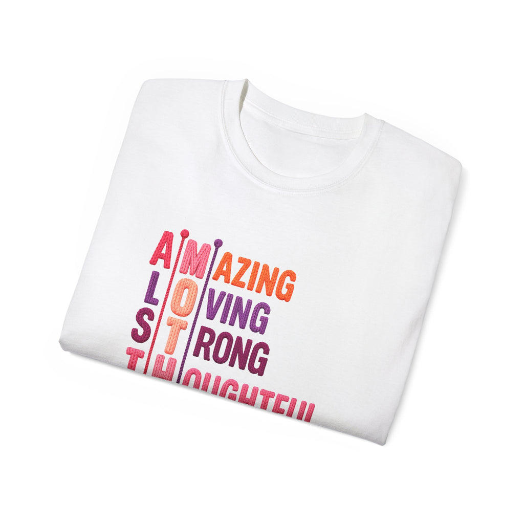Mother Acrostic Tee — Amazing Loving Strong Thoughtful Selfless Brave