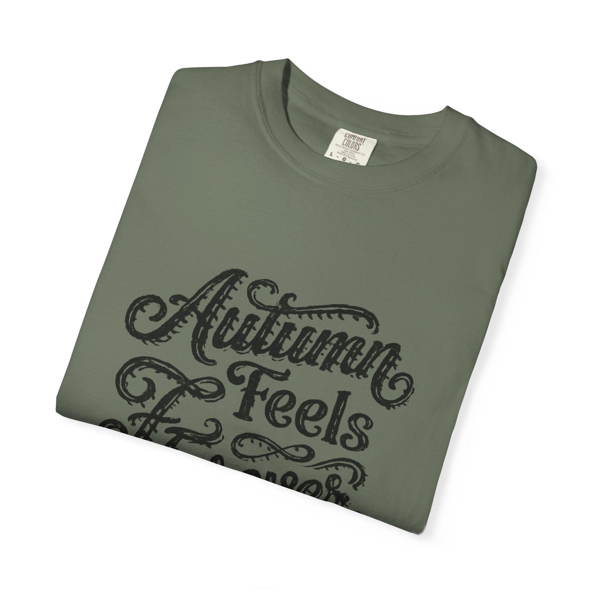 Autumn Feels Forever Hand-Lettered Graphic Tee