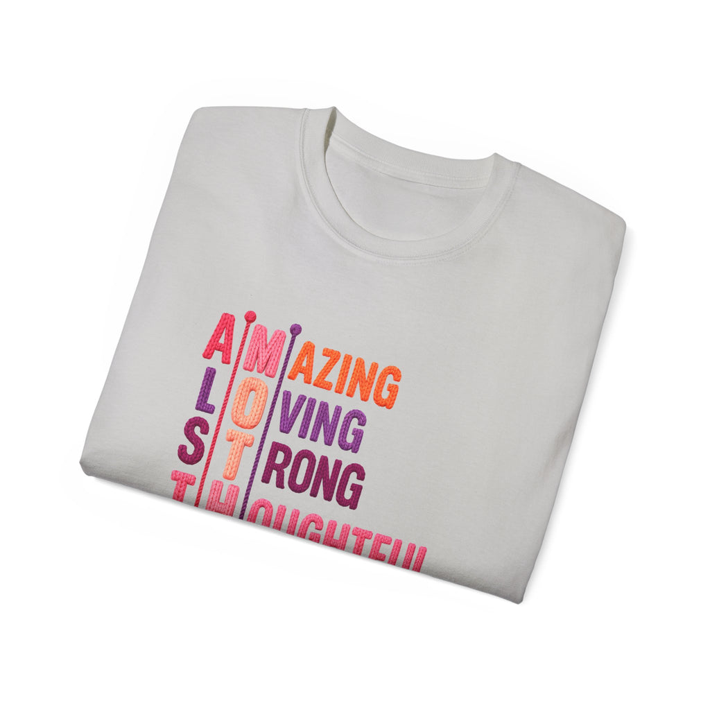 Mother Acrostic Tee — Amazing Loving Strong Thoughtful Selfless Brave