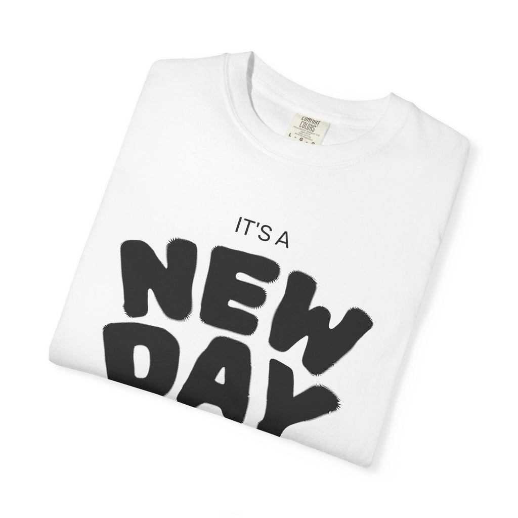 "New Day, New Shine" Oversized Graphic Tee