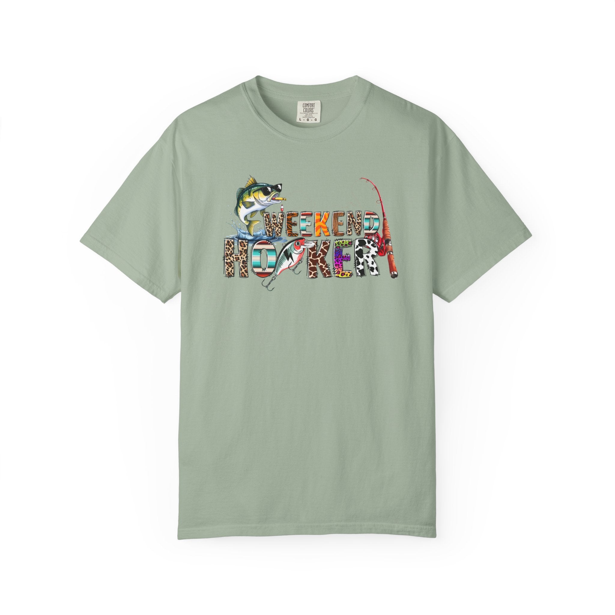 Weekend Hooker Fishing Graphic Tee