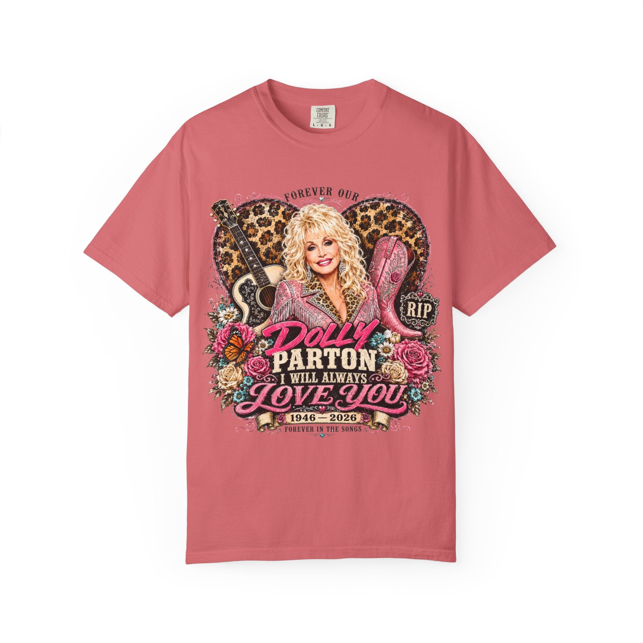 Dolly Parton Tribute T-Shirt — "I Will Always Love You" Memorial Graphic Tee