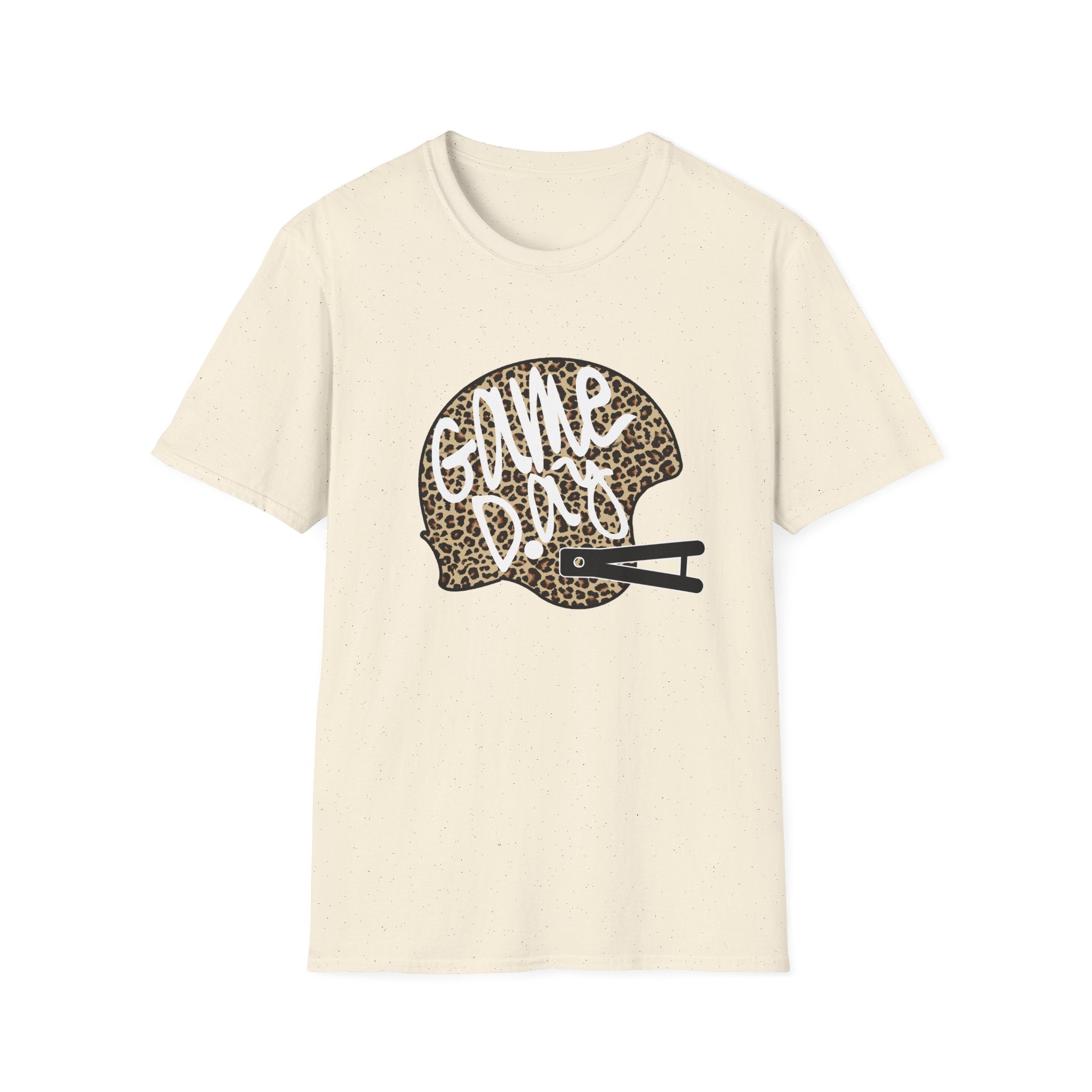 Game Day Leopard Football Helmet T-Shirt