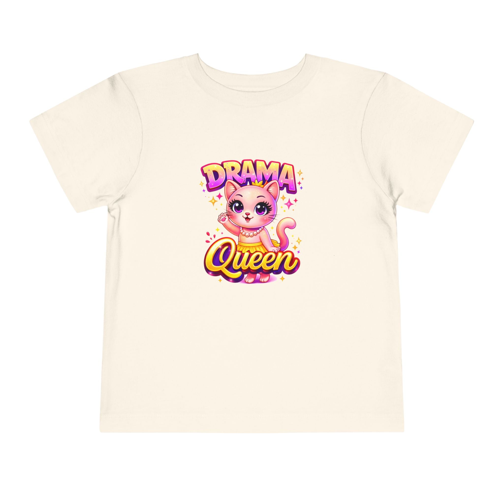 Drama Queen Kitten Tee – Toddler Girls