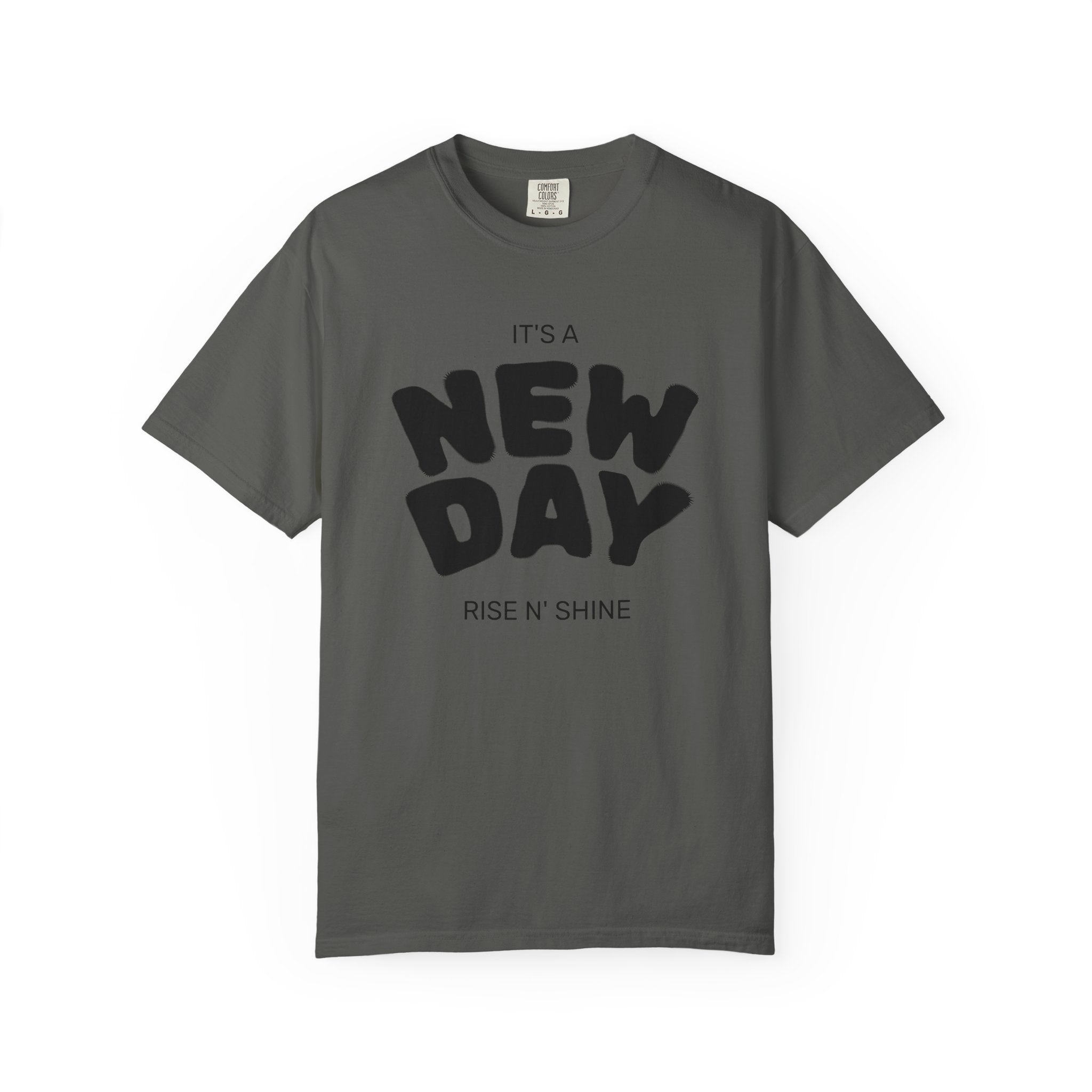 "New Day, New Shine" Oversized Graphic Tee