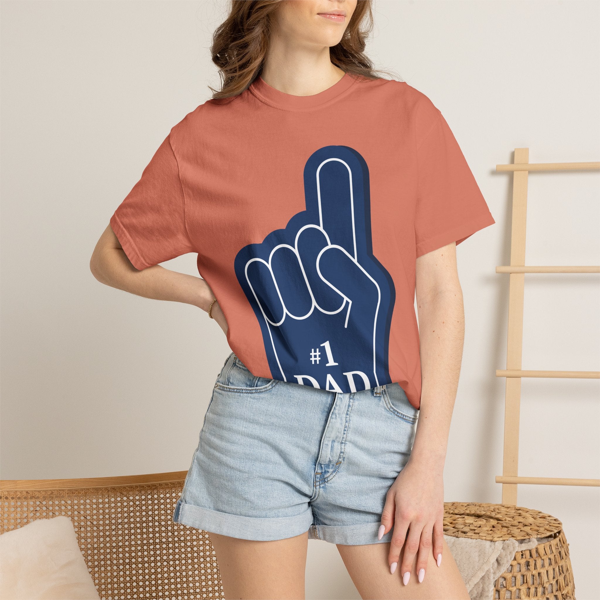 #1 Dad Foam Finger T-Shirt — Father’s Day Novelty Tee