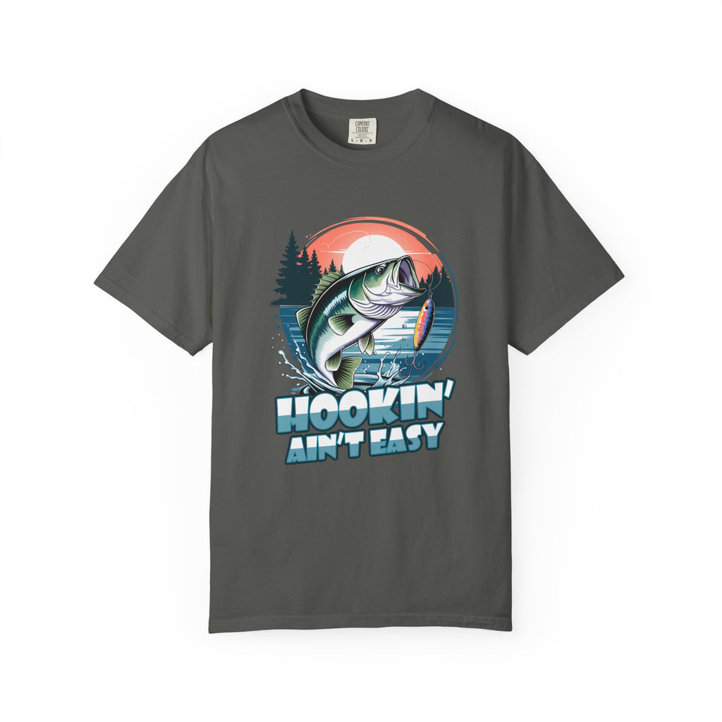 Hookin' Ain't Easy Fishing T-Shirt