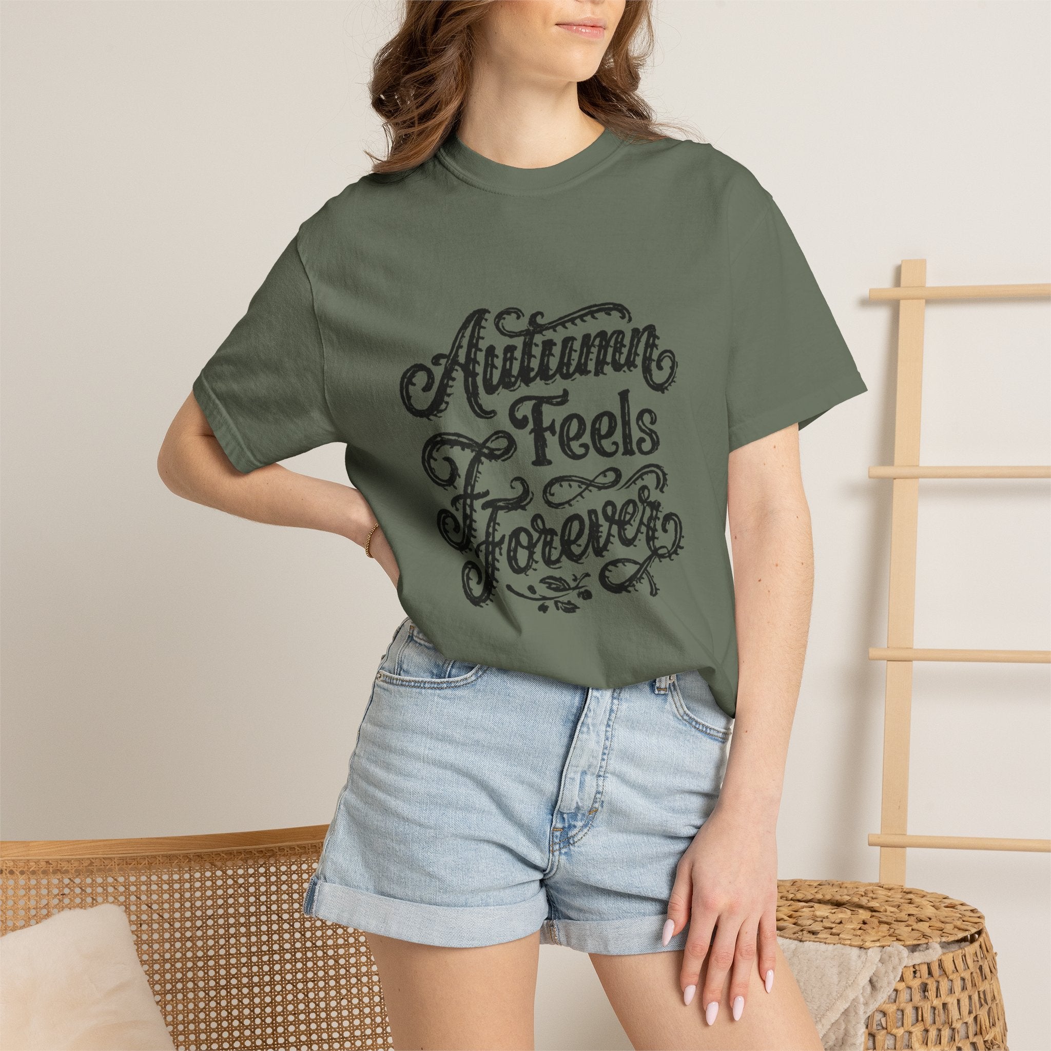 Autumn Feels Forever Hand-Lettered Graphic Tee