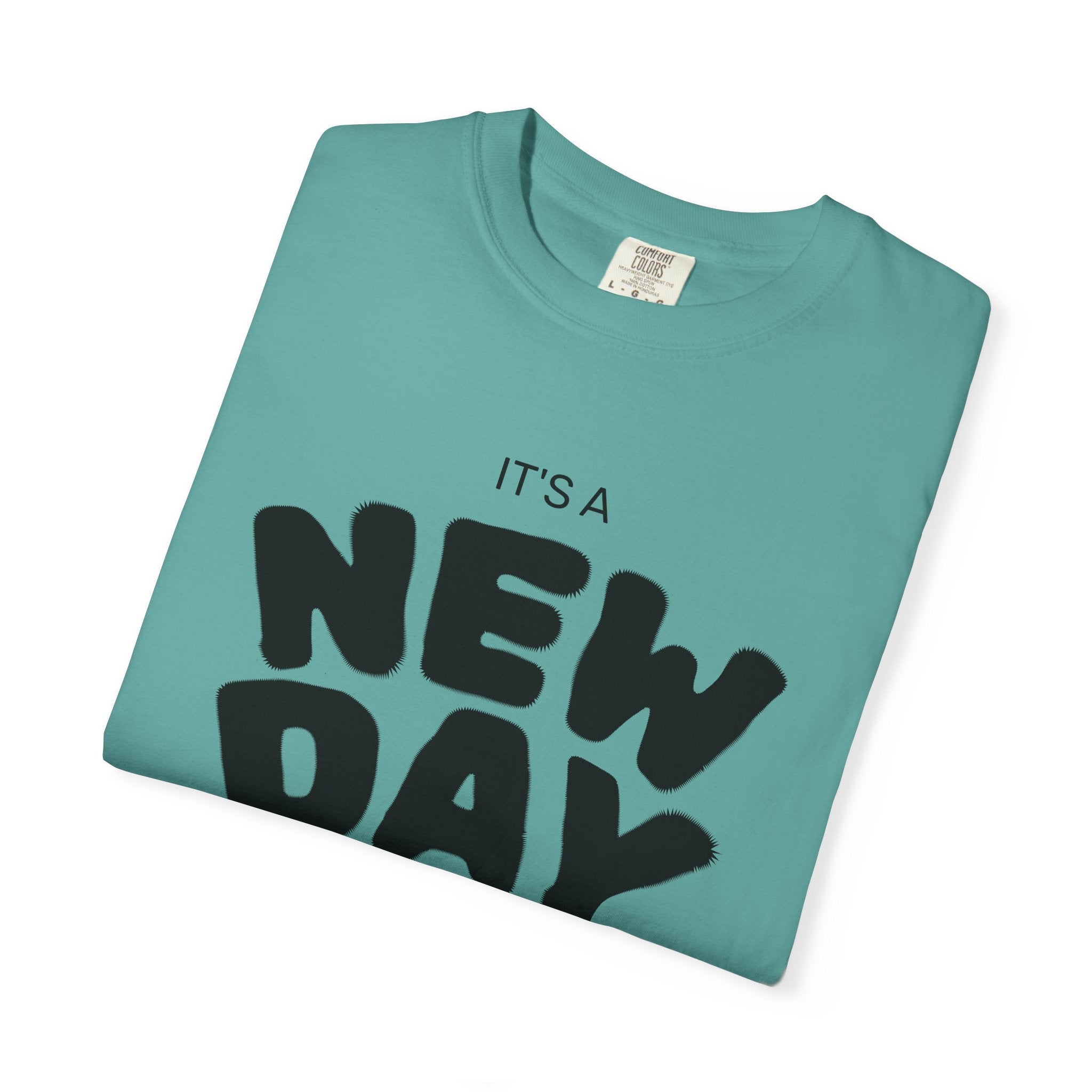 "New Day, New Shine" Oversized Graphic Tee