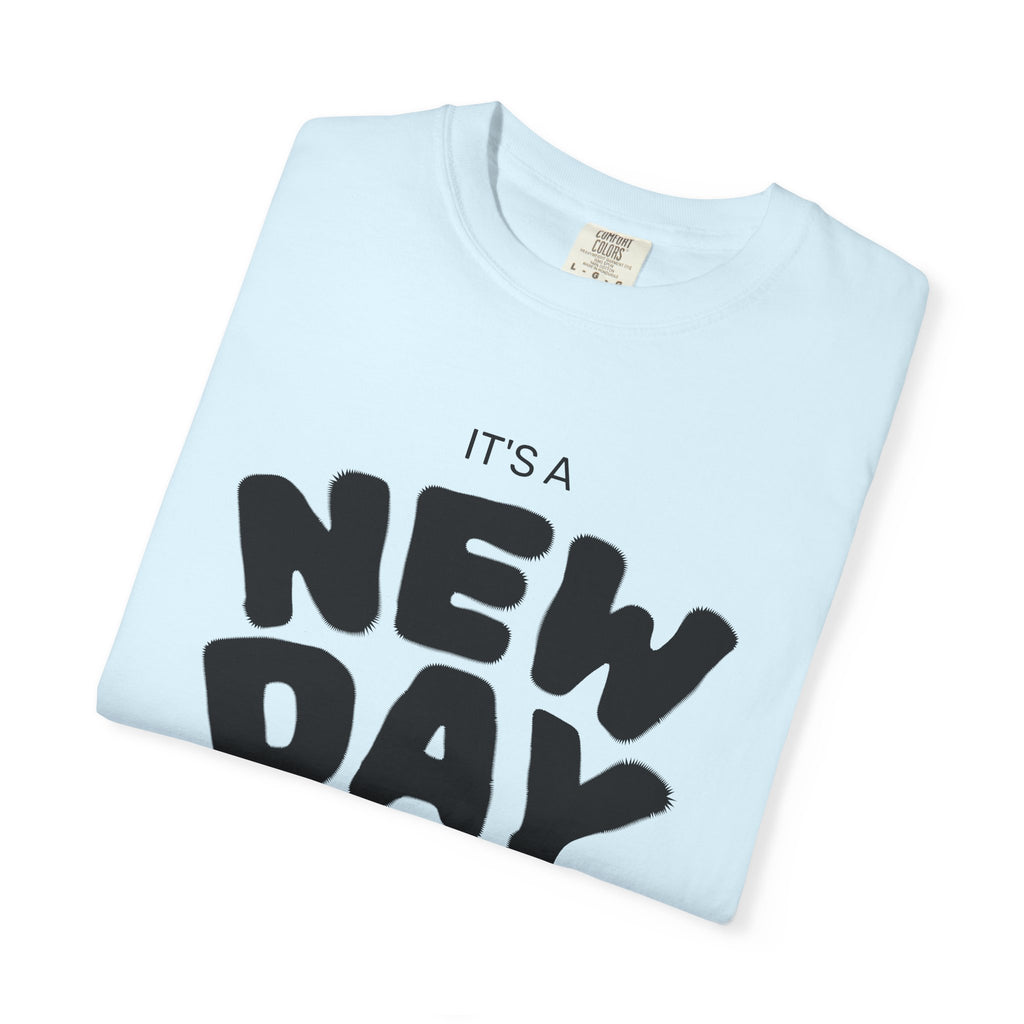 "New Day, New Shine" Oversized Graphic Tee