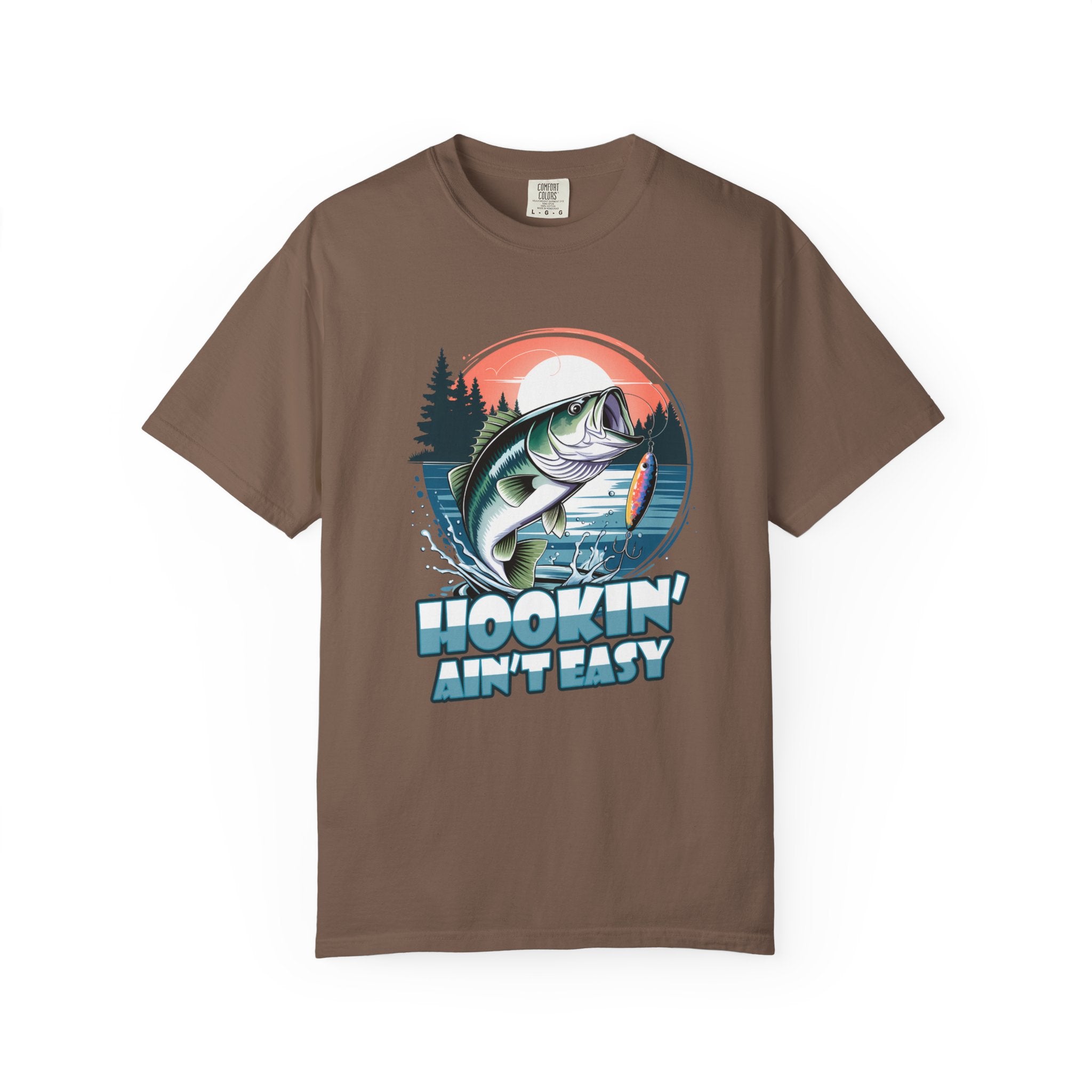 Hookin' Ain't Easy Fishing T-Shirt