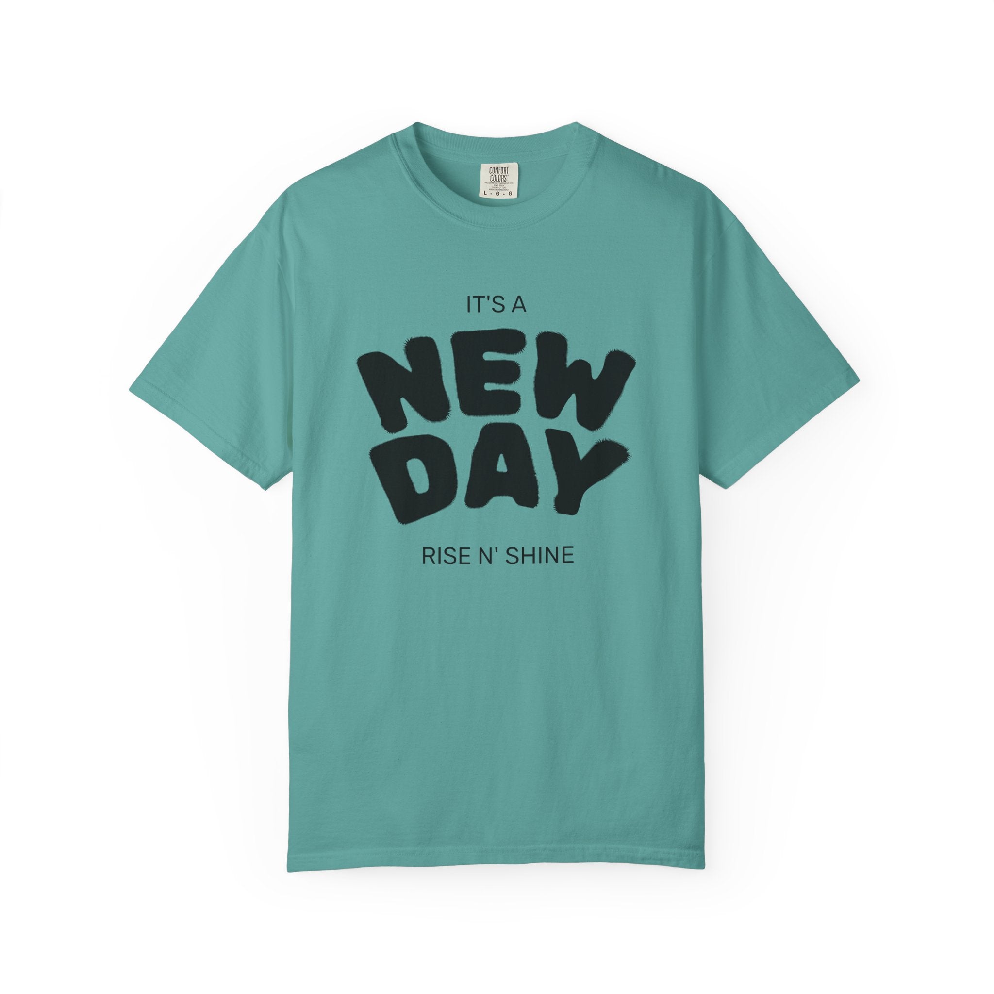 "New Day, New Shine" Oversized Graphic Tee