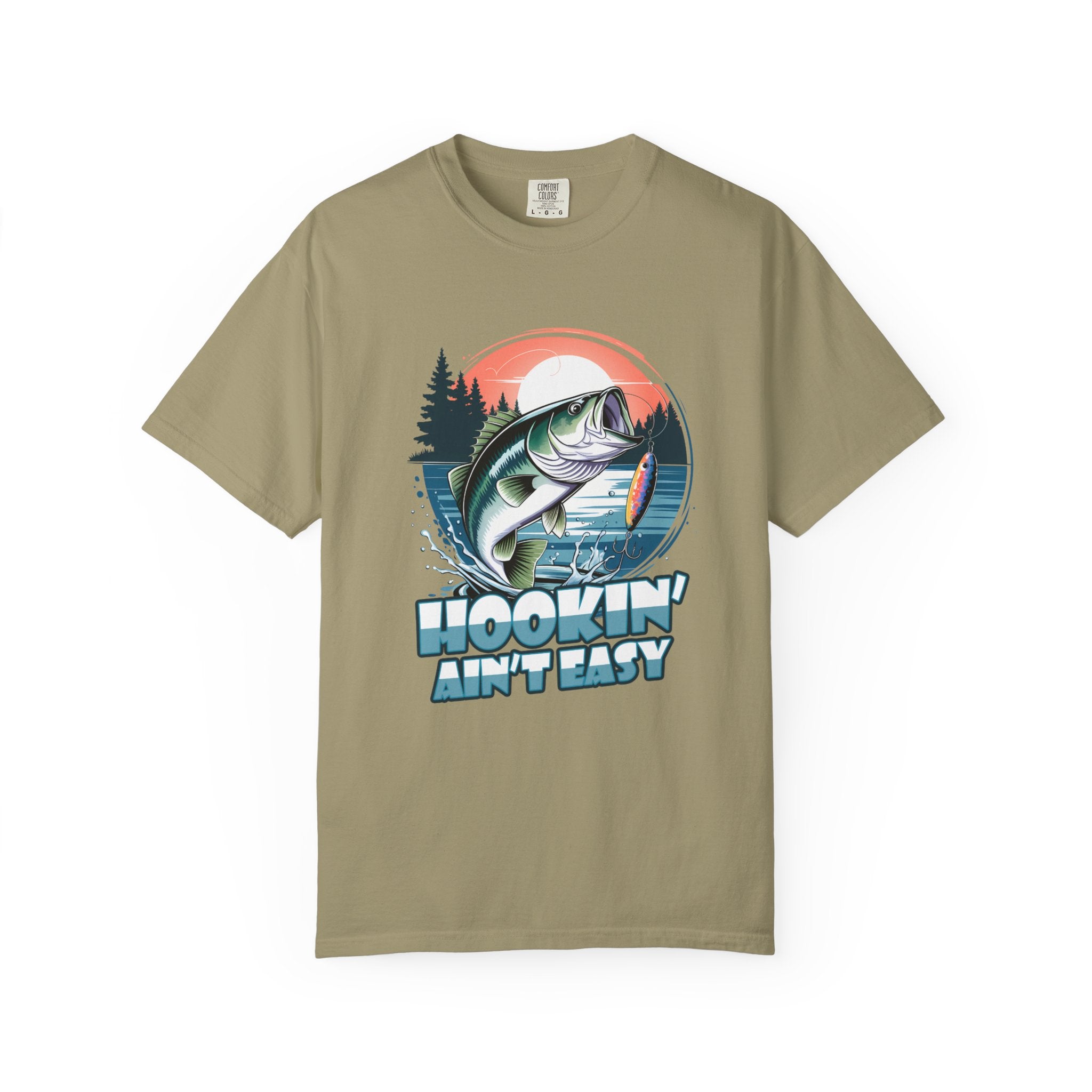 Hookin' Ain't Easy Fishing T-Shirt
