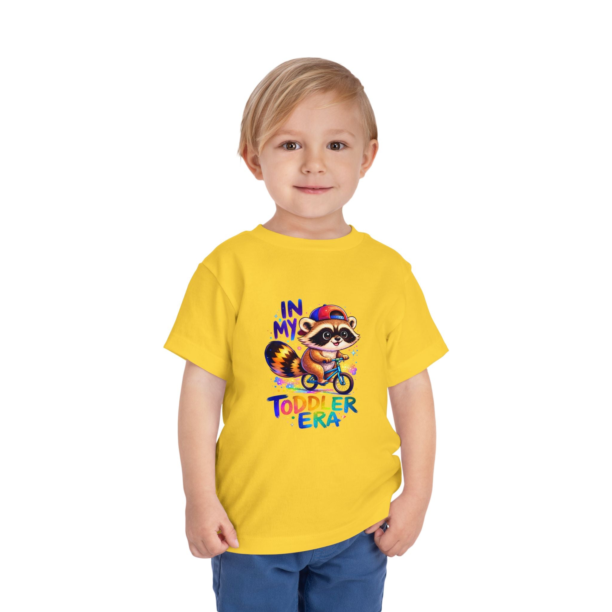 In My Toddler Era Raccoon Tee — Cute Toddler Short Sleeve Shirt